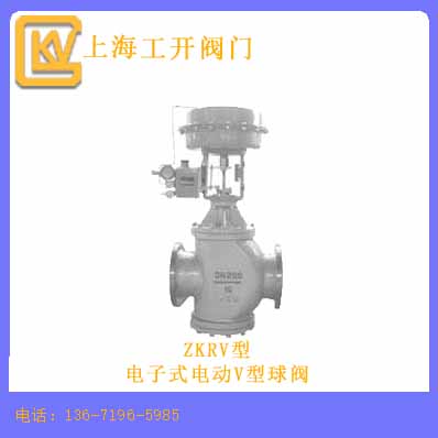 電動V型球閥